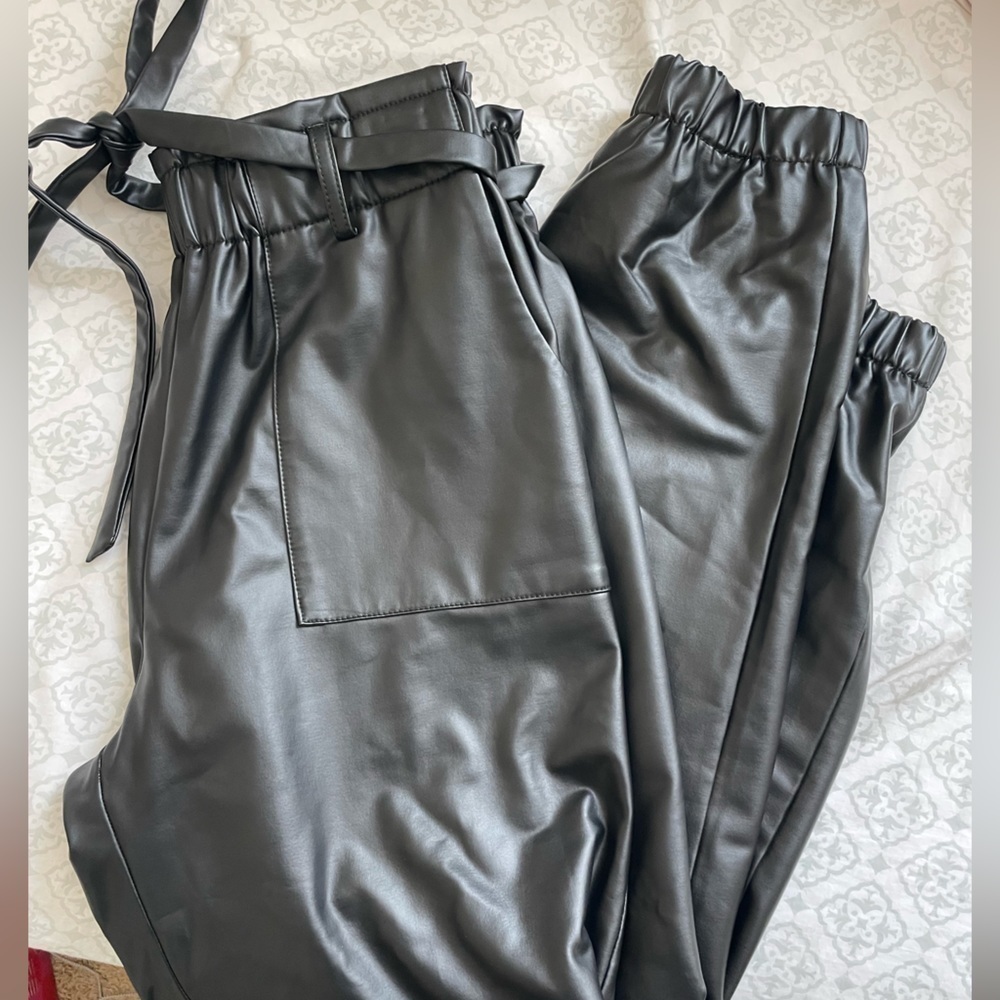 Leather pants size L